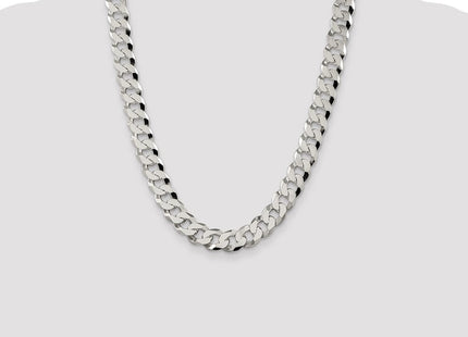 Sterling Silver Beveled Curb Chain (Style QFB300-22)
