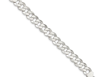 Sterling Silver Beveled Curb Chain (Style QFB300-8)
