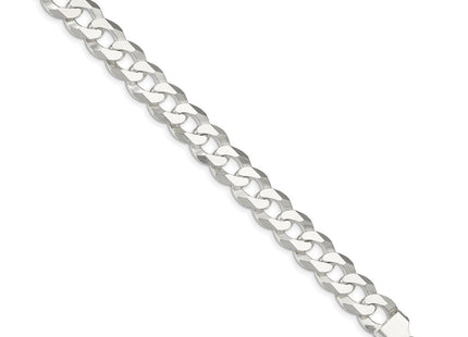 Sterling Silver Beveled Curb Chain (Style QFB310-8)