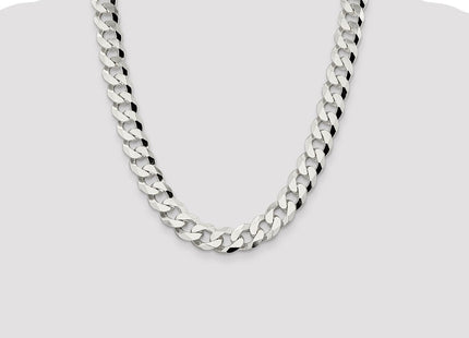 Sterling Silver Beveled Curb Chain (Style QFB350-22)