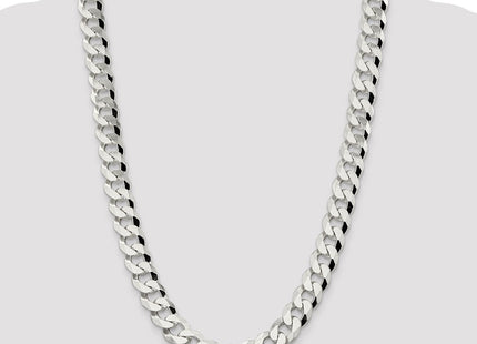 Sterling Silver Beveled Curb Chain (Style QFB350-26)