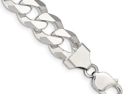 Sterling Silver Beveled Curb Chain (Style QFB350-8)