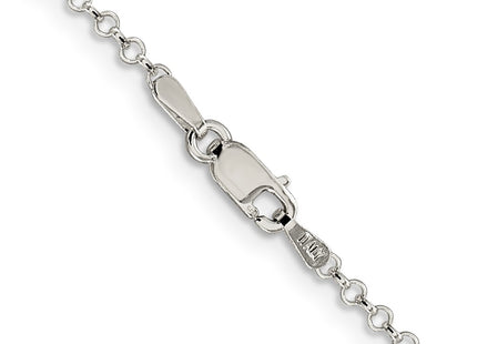 Sterling silver anklet, another view