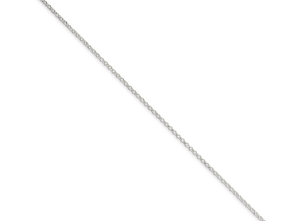 Sterling Silver Rolo Chain Anklet, 9 x 2mm
