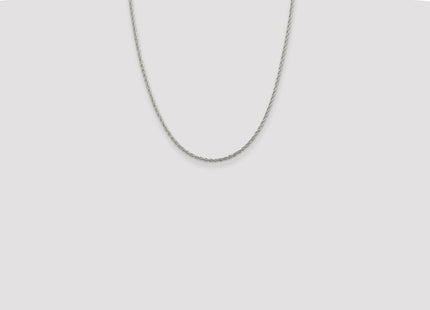 Sterling Silver Loose Rope Chain (Style QFC100-22)