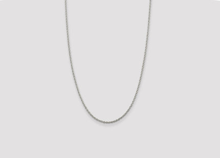Sterling Silver Loose Rope Chain (Style QFC100-26)