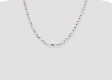 Sterling Silver Elongated Open Link Chain (Style QFC102-20)
