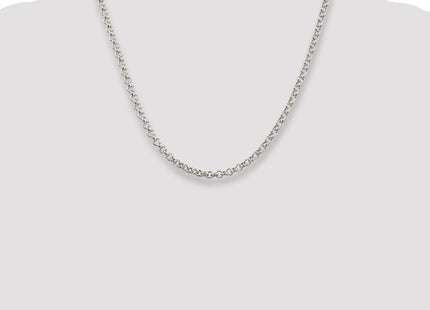 Sterling silver chain, further view