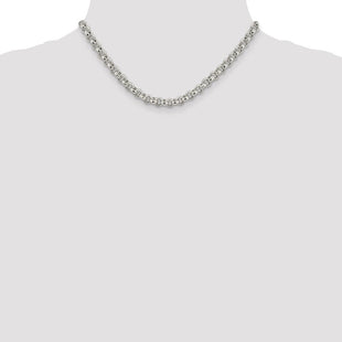 Sterling Silver Semi-solid Rolo Chain (Style QFC107-16)