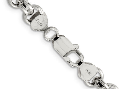 Sterling Silver Semi-solid Rolo Chain, 18 x 7.75mm