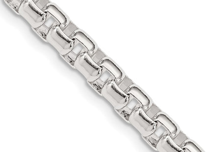 Sterling silver box link chain