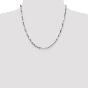 Sterling Silver Polished Curb Chain