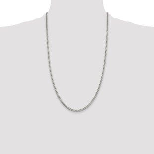 Sterling Silver Polished Curb Chain