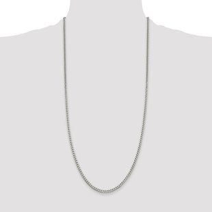 Sterling Silver Polished Curb Chain