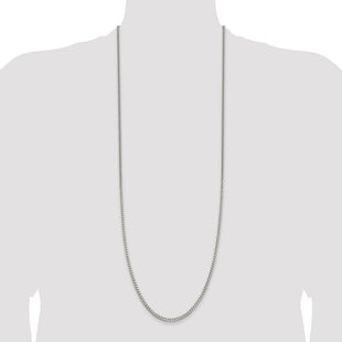 Sterling Silver Polished Curb Chain