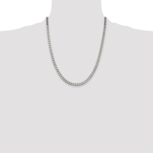 Sterling Silver Polished Curb Chain