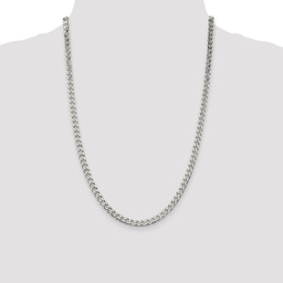 Sterling Silver Polished Curb Chain