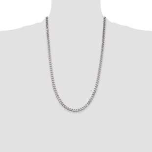 Sterling Silver Polished Curb Chain