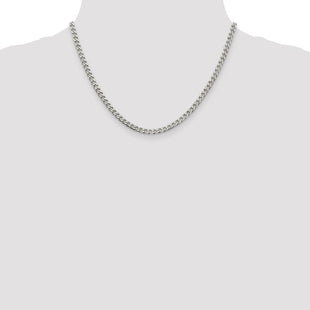 Sterling Silver Polished Curb Chain