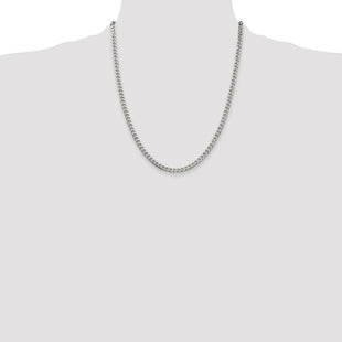 Sterling Silver Polished Curb Chain