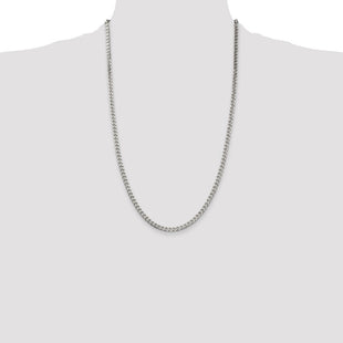 Sterling Silver Polished Curb Chain