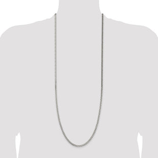 Sterling Silver Polished Curb Chain