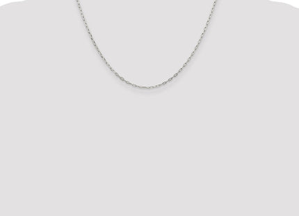 Sterling Silver Elongated Open Link Chain (Style QFC155-18)