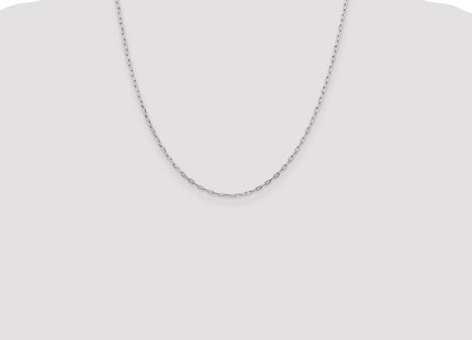 Sterling Silver Elongated Open Link Chain (Style QFC155-20)