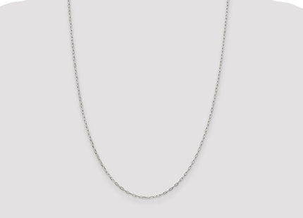 Sterling Silver Elongated Open Link Chain (Style QFC155-24)