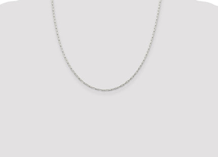 Sterling Silver Elongated Open Link Chain (Style QFC156-20)