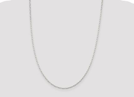 Sterling Silver Elongated Open Link Chain (Style QFC156-24)