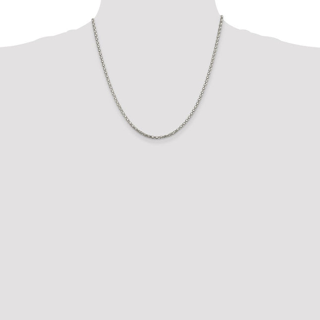 Sterling Silver Popcorn Chain