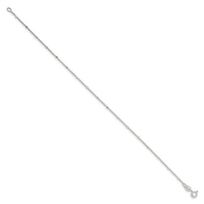 Sterling Silver Rolo with Beads Chain