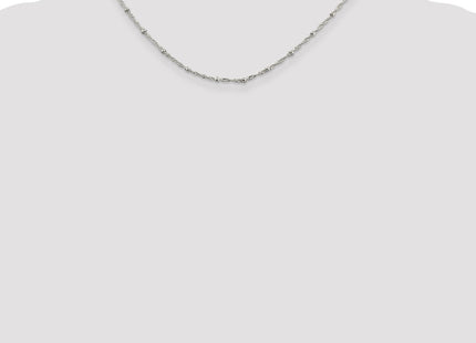 Sterling silver singapore link chain