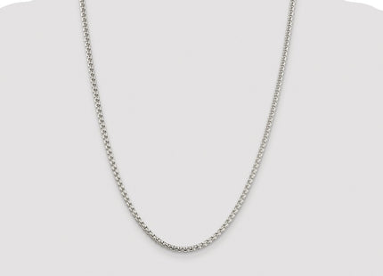 Sterling silver box link chain