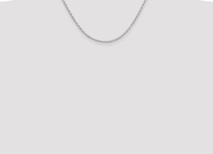 Sterling Silver Oval Fancy Rolo Chain (Style QFC194-18)
