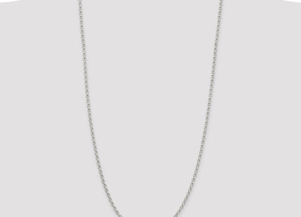 Sterling Silver Oval Fancy Rolo Chain (Style QFC194-30)