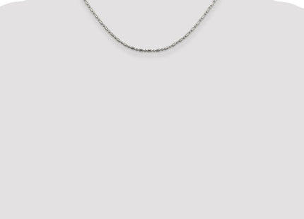 Sterling Silver Fancy Beaded Chain (Style QFC195-16)