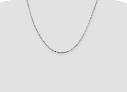 Sterling Silver Fancy Beaded Chain (Style QFC195-20)