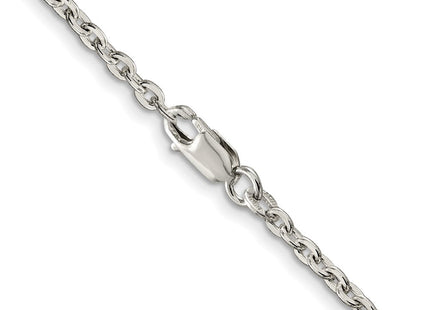 Sterling Silver Flat Link Cable Bracelet
