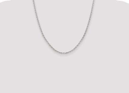 Sterling Silver Flat Link Cable Bracelet