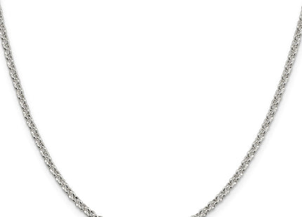 Sterling silver anklet, alternate view