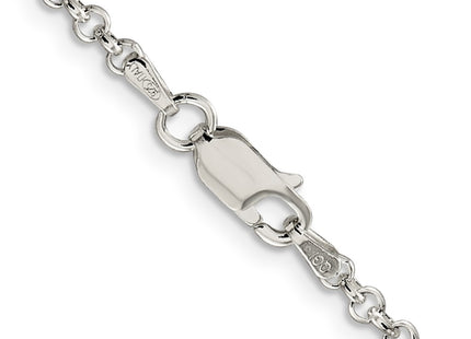 Sterling silver anklet, another view