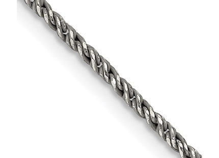 Sterling silver wheat link chain
