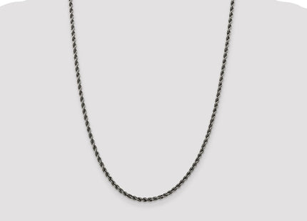 Sterling silver rope link chain
