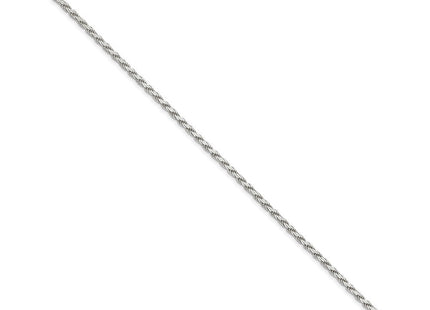 Sterling Silver Flat Rope Chain (Style QFC203-8)