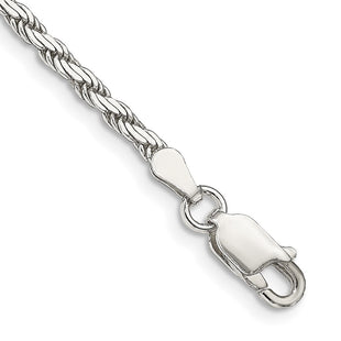 Sterling Silver Flat Rope Chain (Style QFC203-8)