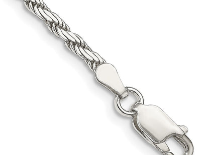 Sterling Silver Flat Rope Bracelet