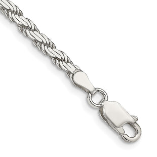 Sterling Silver Flat Rope Chain (Style QFC204-8)