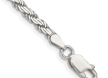 Sterling Silver Flat Rope Bracelet
